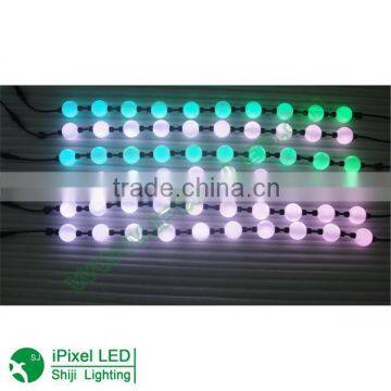 50mm 12v dmx 5050 rgb led pixel ball light 360 degree illuminate waterproof