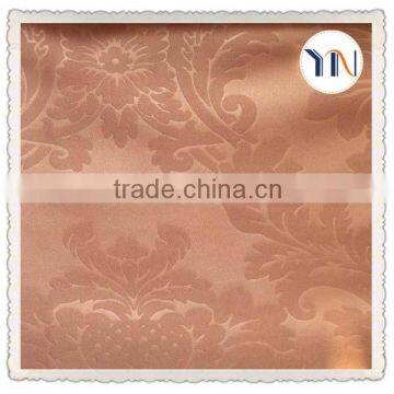 polyester curtain fabric for interior decoration embossed fabric from China supplier top quality