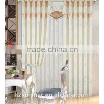 2015 hot sale printed designed No. 28 window curtains, made- up black out fabric in home or hotel