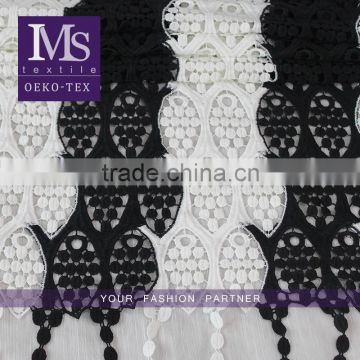 100% rayon Hot sales New Fashion High-Grad cotton poly guipure lace fabric