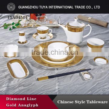 Royal luxury chinaware dinner sets