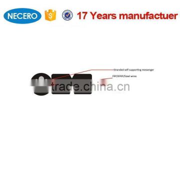 GJYXCH outdoor 2 core G.657A FTTH drop cable with 7 stranded steel wire