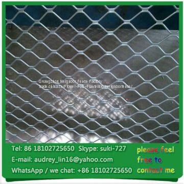 Anodised champagne color 60 x 60 diamond hole aluminium window security fence for sale