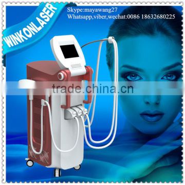 640-1200nm Ipl Laser Hair Removal Machine Price / Ipl Laser / E Light Ipl Rf Nd Yag Laser 4 In 1 Shrink Trichopore