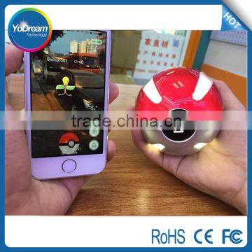 Hot Sale Pokeball Power Bank For Pokemon Power bank 10000 mah Portable Charger Powerbank Charger With LED Light