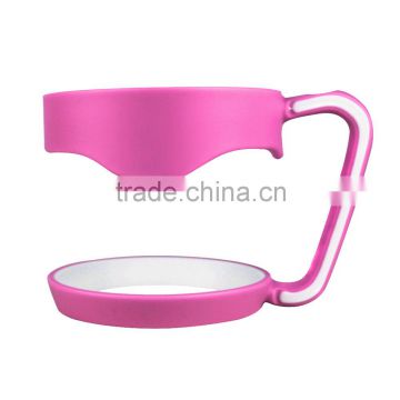 rose red Extension Plastic Handle For Your Stainless Steel Insulated Cup,30 oz Tumbler Handle Cup Grip Holder