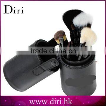 black cosmetics makeup brush set christmas gift set for makeup professional brush set with tube bag