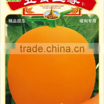 Hybrid golden yellow peel sweet melon seeds for growing-Five Sacred Mountains Extreme