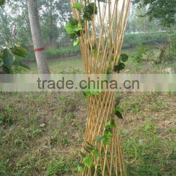 Natural Willow Expandable garden trellis