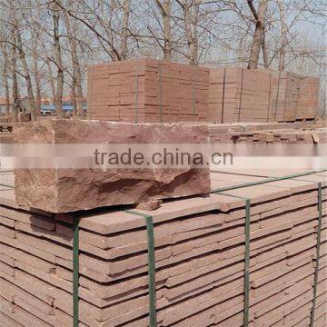 Red color natural wholesale sandstone price