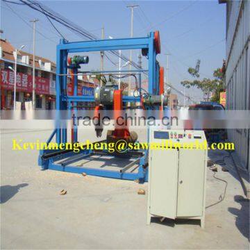 Timber Cutting Double Blades Angle Circular Saw Mill Machine photo-3