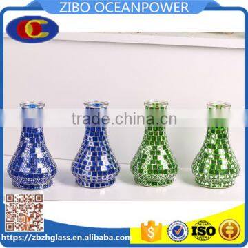 Glass jar Glass mosaic shishahookah glass vase