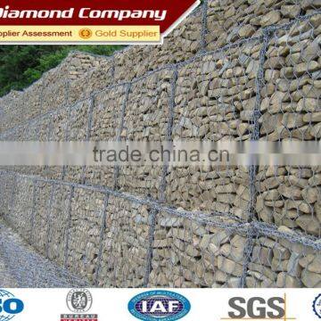 Gabion baskets of hhexagonal wire netting/coastal gabions/hesco galvanized weld mesh gabion