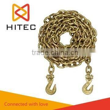yellow painted G70 transport link chain China manufacturer