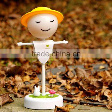 3D Scarecrow Kid's Night Light With Power Bank USB Rechargeable LED Table Lamp photo-2