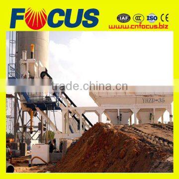 Factory Offered 35m3/H Small Mobile Concrete Batching Plant Ce Approved