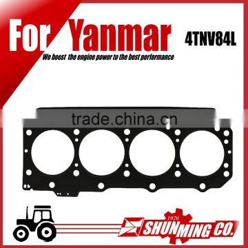 4TNV84L steel cylinder head gasket for yanmar diesel excavator used