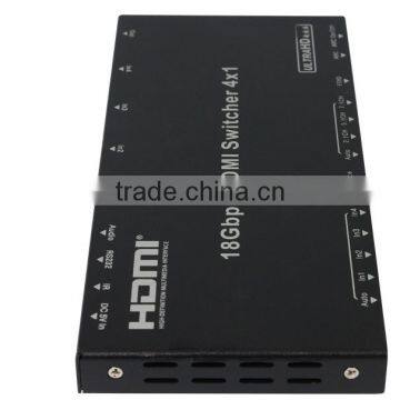 Best Selling High Speed VOXLINK 2.0 4*1 4K 60HZ HDMI Switcher EU photo-4