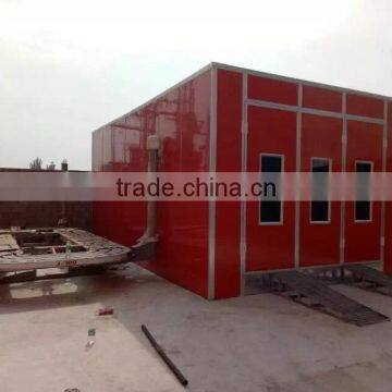 Auto Car Paint Room Baking Spray Booth With Different Dimension Optional