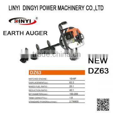 gasoline engine one men operation earth ground driller ED-63