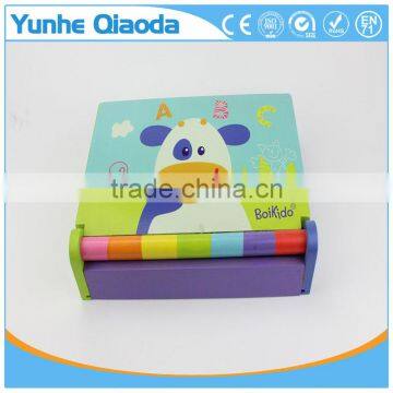 Early Learning Wooden Alphabet Teaching Magnetic Wooden Box