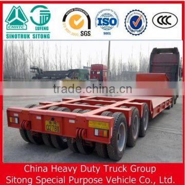 Chinese Manufacturer 40FT Lowbed Semi Trailer for Sale(Giving Tires!) photo-6