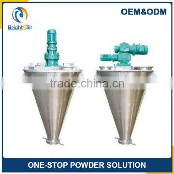 Double auger shaped mixer double paddle mixer machine