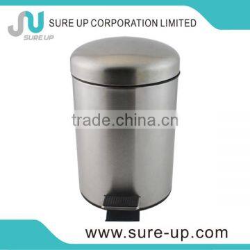 Commercial stainless steel foot pedal dustbin outdoors garbage can (DSUB)