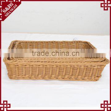 Supermarket Plastic Basket For Vegetable & Fruit Rack Storage Basket