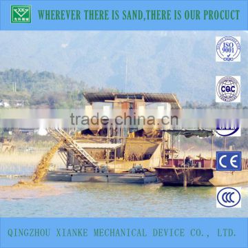 High efficiency gold panning machine