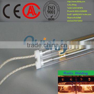 golden medium wave infrared heat lamp,quartz heating tube for PVC melting