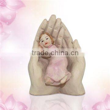 Resin little girl figurine