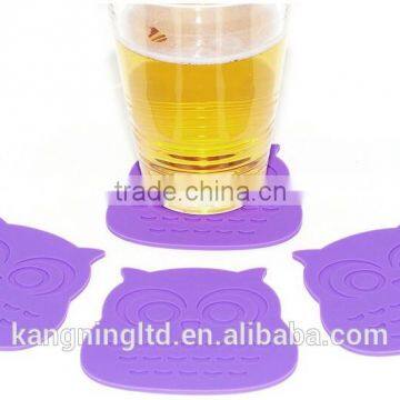 Owl Shaped Silicone Waterproof Heat Resistant Table Mat&silicone Baking Mat*silicone Coaster&silicone Placemat photo-2