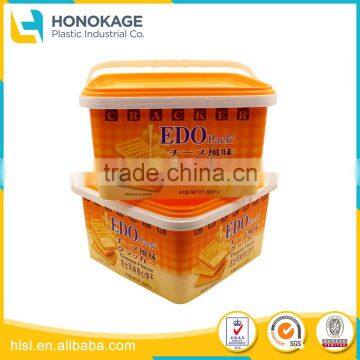 Large Plastic Box Include Bucket Handle with Lid, Plastic Container Price Cheap