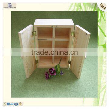 Shangdu Unfinished Color Standing Door Shape Wooden Box photo-3