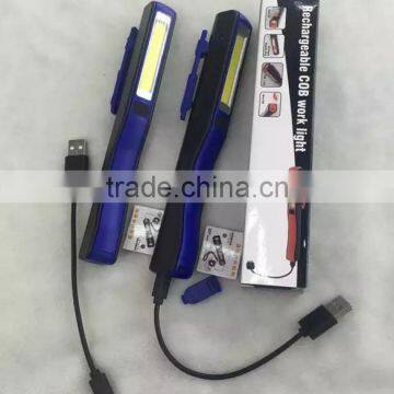 LED COB Pen Light Pocket Torch Lamp Magnetic Inspection Work Light photo-5