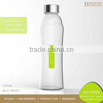 Custom Fashion New Design For Soda Glass Bottle