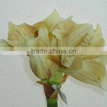 SJ1012074 Artificial Wholesale Factory Price Hippeastrum Amaryllis Flower Silk photo-2