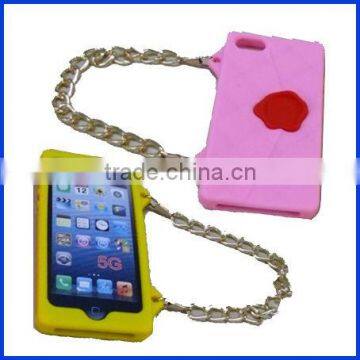 2013 high taste Silicone Phone Handbag