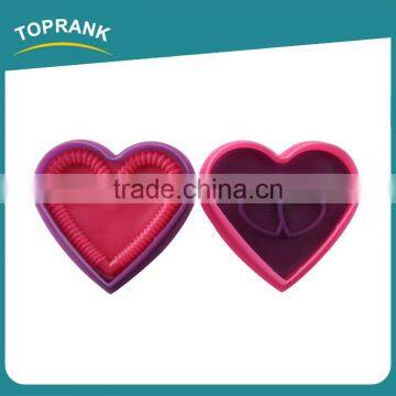Toprank Wholesale PP Plastic Factory Custom Heart Shaped Bakeware Biscuit Cutter Cookie Cutter Embossed photo-2