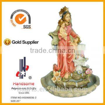 35" Jesus Fountain Indooor Fountain With Lighting photo-6