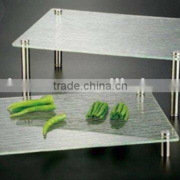 Retangle acrylic display sushi plates and dishes