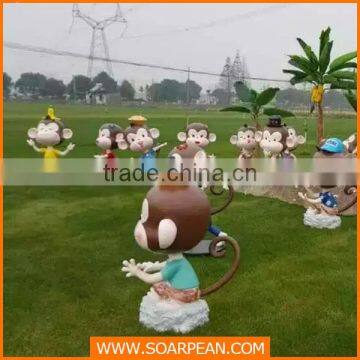 Arts And Crafts Fiberglass Chinese New Year Monkey Decoration photo-3
