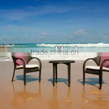 PE rattan table and chair CNT306