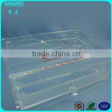 White Acrylic Drawer Box of Hotel Toiletries Organizer photo-6