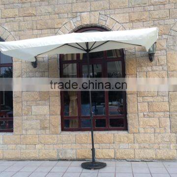 Hot Sale Steel Frame Garden Half Square Sun Umbrella CK1423 photo-3