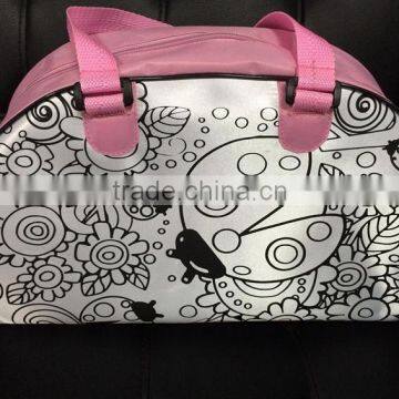 Animation Style DIY Schoolbag Graffiti Bag Children Hand Bag photo-2