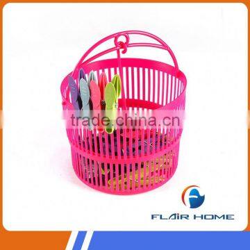 OEM available easy carry soft plastic storage basket