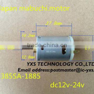 RS-385SA-1885 Micromotor dc12V 80ma 9800rpm electric tool for Vacuum cleaner/hair dryer motor carbon brush motor