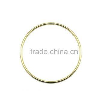 ID 6 Inch Steel Wire Ring, High Quality Bright Brasss Color O Ring for Bag Round Ring photo-2
